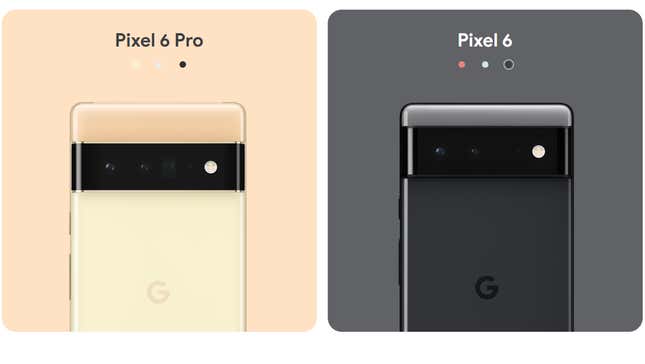 Imagen para el artículo titulado Todos los detalles sobre el Google Pixel 6 filtrados a una semana de su lanzamiento oficial