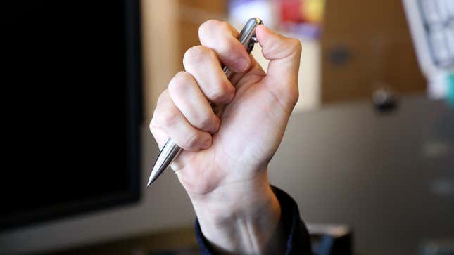 Image for article titled Real-Life Science Fiction Premise Plays Out As Man Employs So-Called Mechanical Pencil