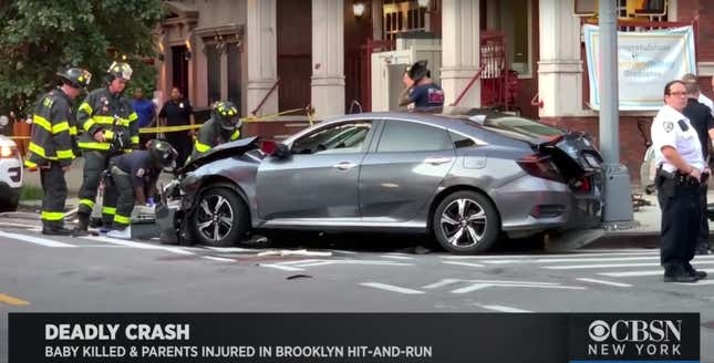 Image for article titled NYC Lawyers Blame Pedestrian Parents in Crash That Killed 3-Month-Old