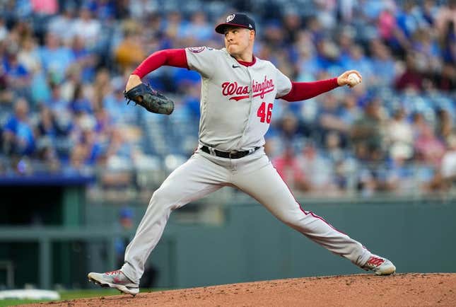 Washington Nationals starting pitcher Patrick Corbin (46) in