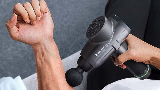 TaoTronics Massage Gun | $75 | Amazon | Clip coupon + code KJPCA003