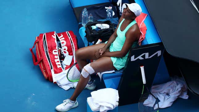 Despite a debilitating ankle injury, Venus Williams put on an inspirational performance at the Australian Open.