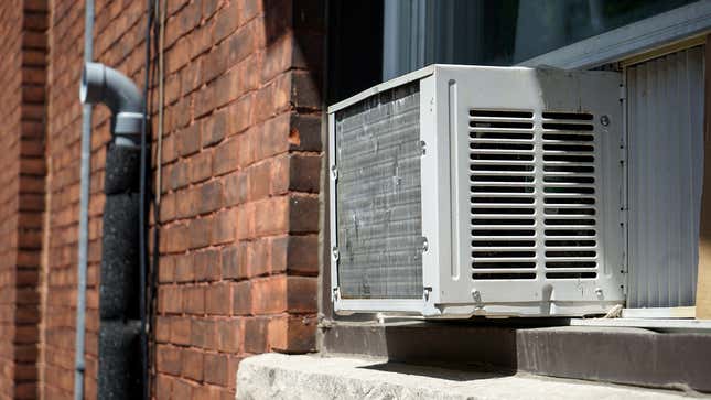 Image for article titled Air Conditioner Feels Like Idiot With Entire Ass Hanging Out Of Window