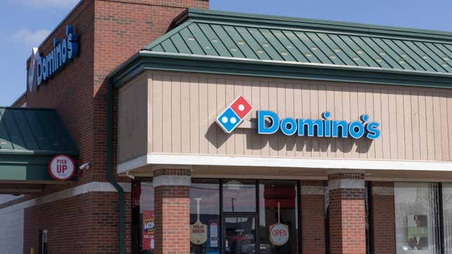Domino's Pizza storefront 