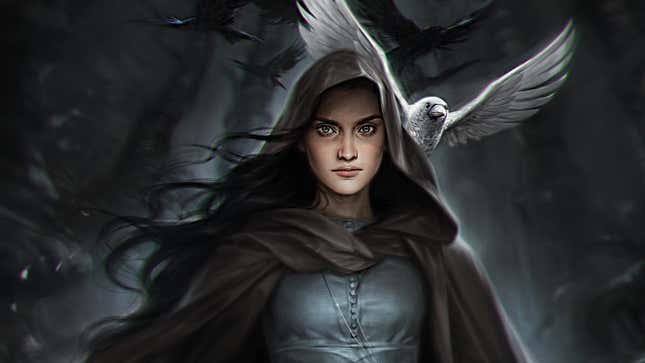 A crop of the Vespertine cover; see the full image below.
