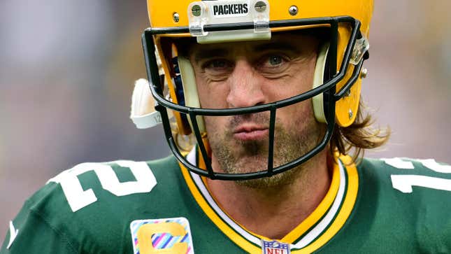 Image for article titled Aaron Rodgers Didn&#39;t Expect All This Hullabaloo Over Not Getting Vaccinated