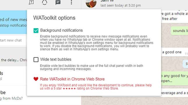 Imagen para el artículo titulado Las mejores extensiones de WhatsApp que deberías usar