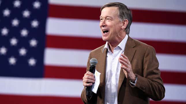Image for article titled John Hickenlooper Sets Ambitious $250 Fundraising Goal For Next Debate Cycle