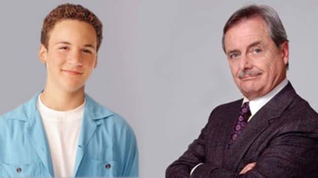 Image for article titled Cory Matthews, Mr. Feeny Share Joyous Moment Following Phillies World Series Victory