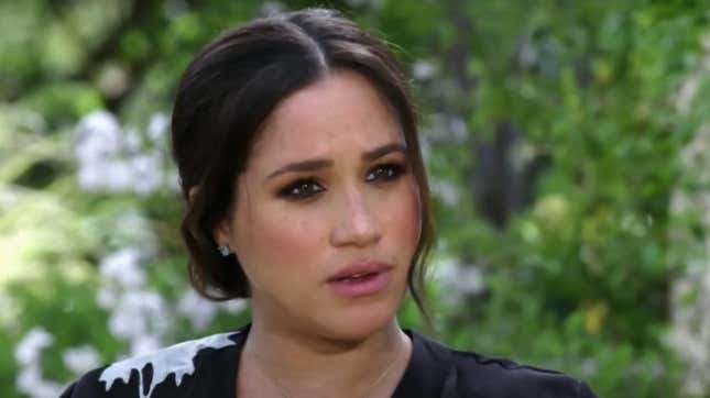 Image for article titled Meghan Markle Reveals Royals Worried Her Son Wouldn’t Have Family’s Sickly, Rancid Skin