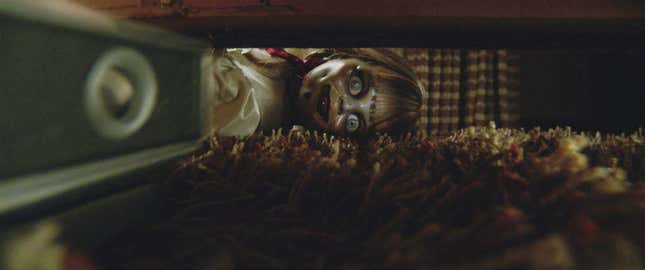 Annabelle Comes Home, and she’ll be hiding under your bed tonight.