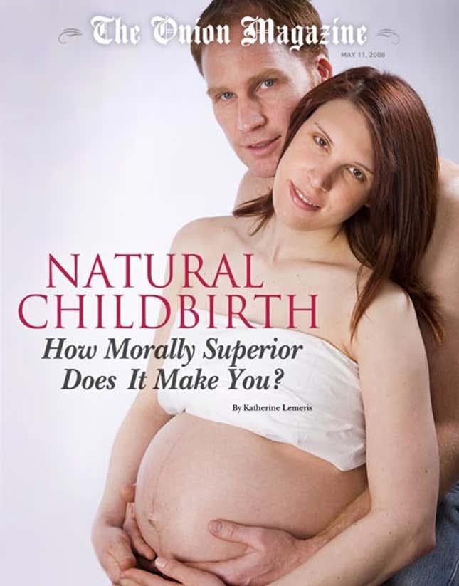 Image for article titled Natural Childbirth: How Morally Superior Does It Make You?