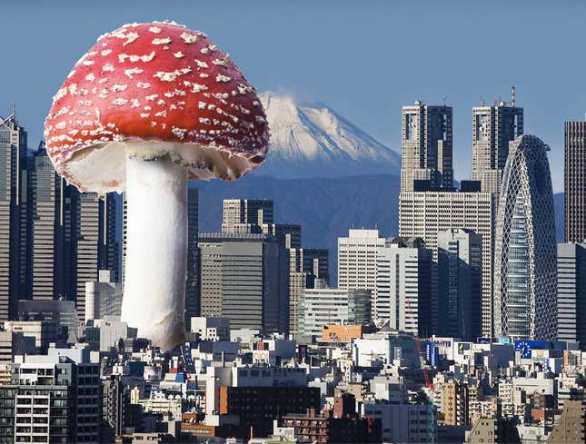 Image for article titled Tokyo Adds 100-Story Toadstool To Skyline