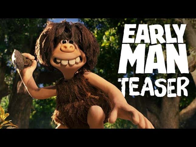 Here’s a teaser for Aardman’s <i>Early Man</i>, with Maisie Williams and Eddie Redmayne