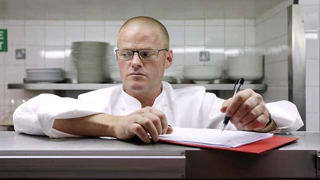 Image for article titled Celebrated chef Heston Blumenthal wades into dangerous women-in-kitchens territory