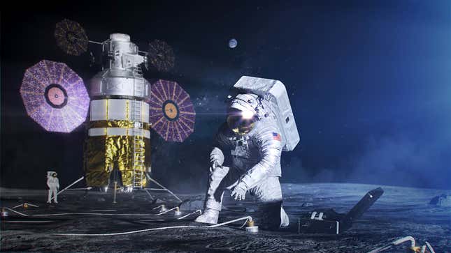 Artist’s impression of an Artemis Moon mission.