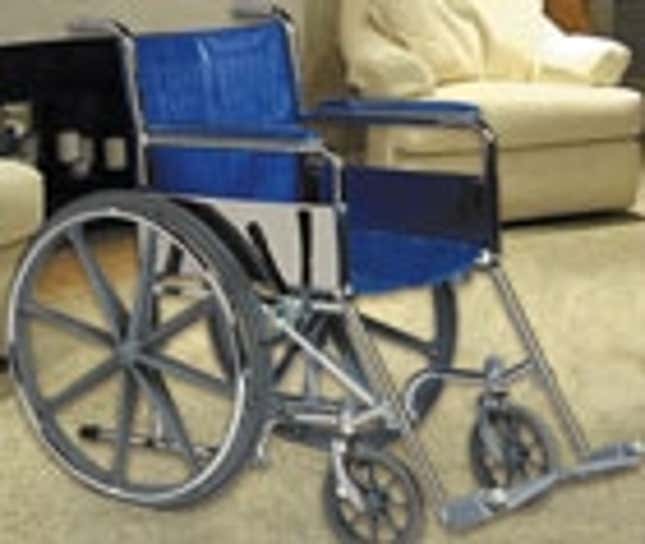 Image for article titled New Wheelchair Has That &#39;New Wheelchair&#39; Smell