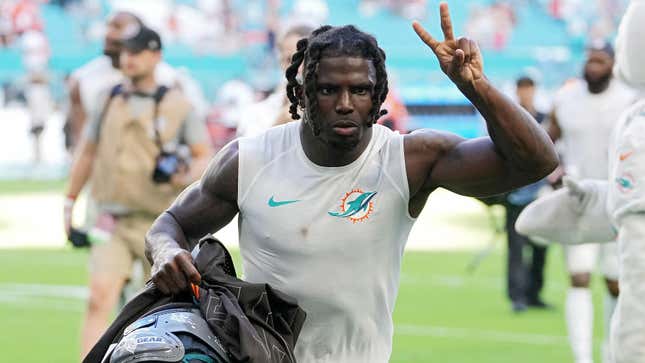 WR Tyreek Hill on the Miami Dolphins