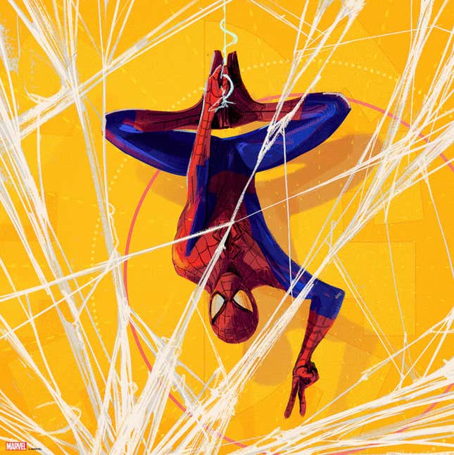 Image for article titled Spider-Man Does It All in This Excellent New Art Series
