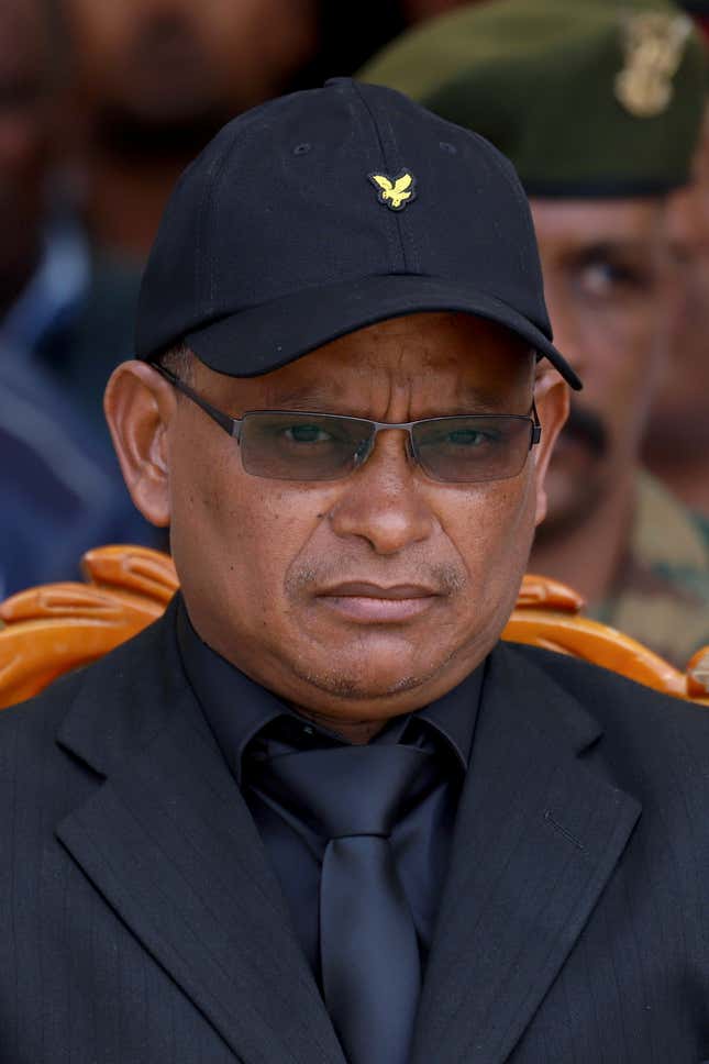 Debretsion Gebremichael, Tigray regional president,