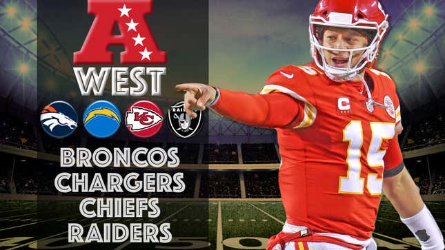 Image for article titled 2021 NFL Preview - AFC West: The Chiefs got better and will still rule this division and the conference