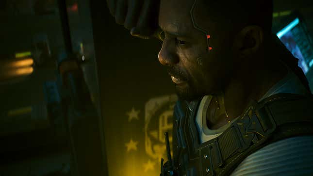 Idris Elba in Cyberpunk 2077: Phantom Liberty