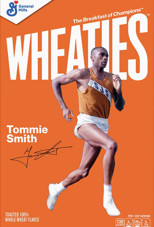Image for article titled Every Olympic athlete that’s been on the Wheaties box