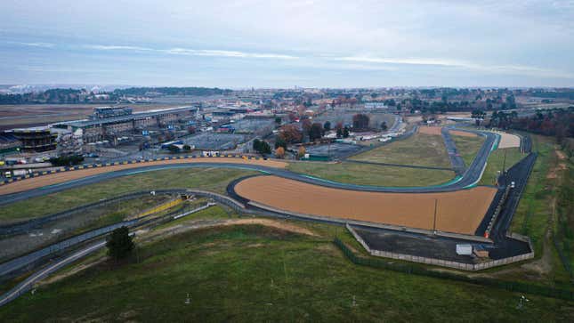 The current Bugatti Circuit at Le Mans