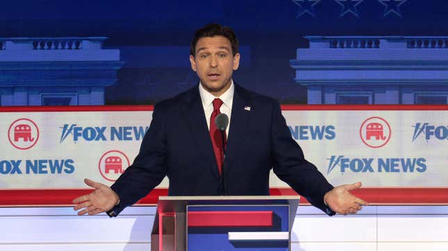 Image for article titled Turns Out Ron DeSantis&#39; Tale About a Fetus in a Pan Was Actually a Coat-Hanger Abortion