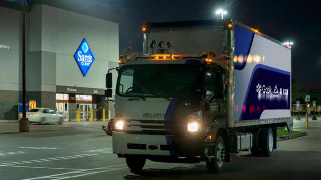 Image for article titled Autonomous Trucks Will Deliver Toilet Paper in Texas This Summer
