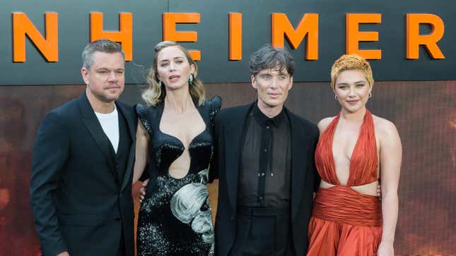 Image for article titled &#39;Oppenheimer&#39; Cast Dips Out of Premiere in Support of SAG Strike