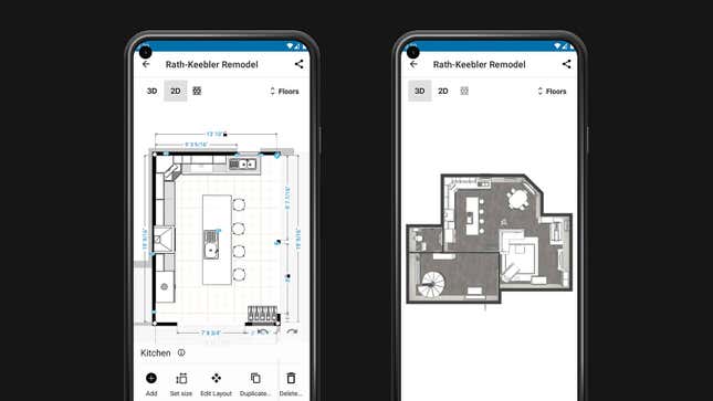 A screenshot of the MagicPlan app