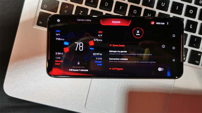 Imagen para el artículo titulado Asus ROG Phone II: la mejor consola portátil ha resultado ser un móvil Android