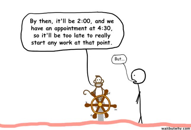 Image for article titled Why exactly procrastinators procrastinate