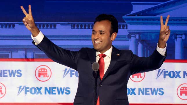 Image for article titled White Evangelicals Explain Why They Refuse To Vote For Vivek Ramaswamy