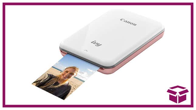 Take 45% off this Canon printer that prints sticky-photos for your friends.
