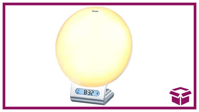 Snooze button and groggy mornings are no match for the Beurer Wake Up Light.