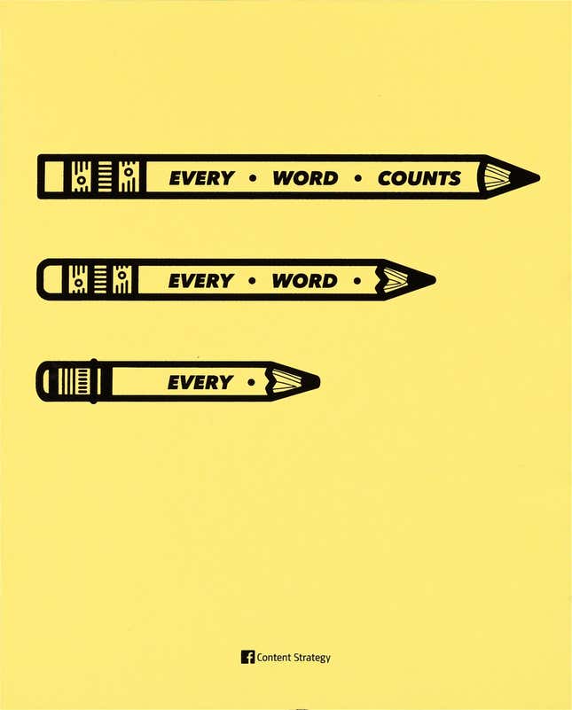 Image for article titled Facebook’s handmade internal “propaganda” posters are now for sale