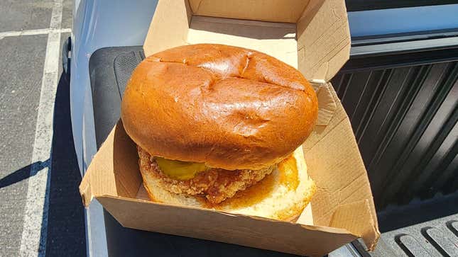 Image for article titled The Panda Express Orange Chicken Sandwich Is Nearly a Knockout