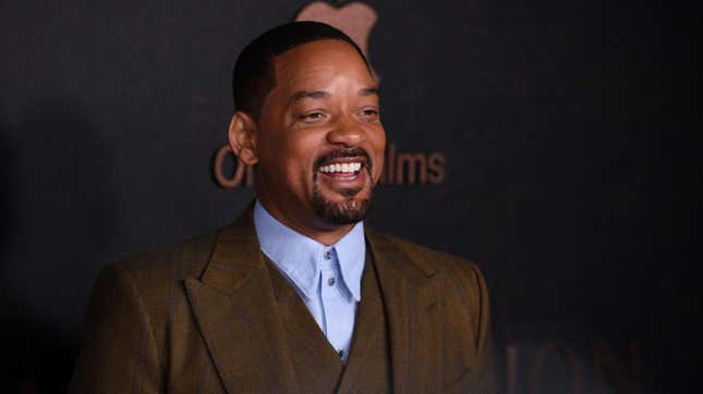 Will Smith arrives at the European premiere of “Emancipation” at Vue West End on December 2, 2022 in London, England.