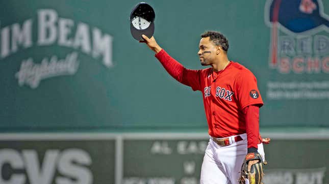 Xander Bogaerts Game-Worn & Autographed Red Sox St. Patrick's Day Jersey