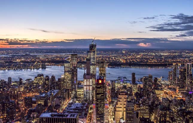 New York and New Jersey.