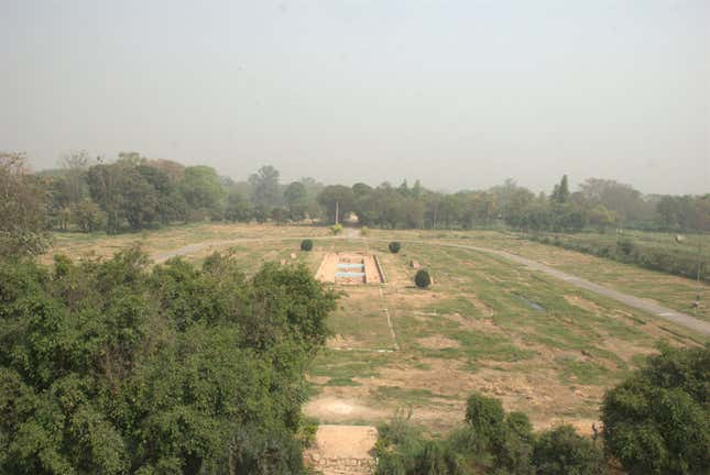 The nursery’s central axis in 2008.