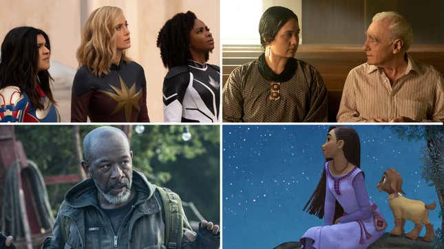 The Marvels, Killers Of The Flower Moon, Wish, Fear The Walking Dead