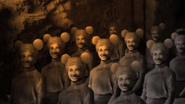 More than 8 square miles of perky, rosy-cheeked soldiers were found buried deep beneath the theme park.