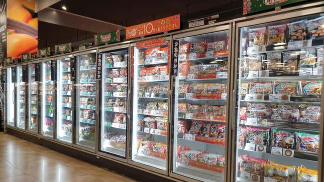 frozen food aisle japan