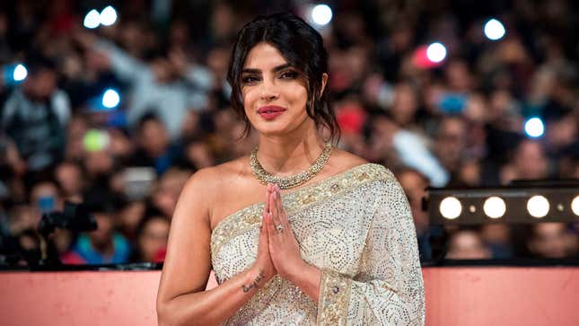 Priyanka Chopra attends the 18th Marrakech International Film Festival on December 5, 2019, in Marrakech.