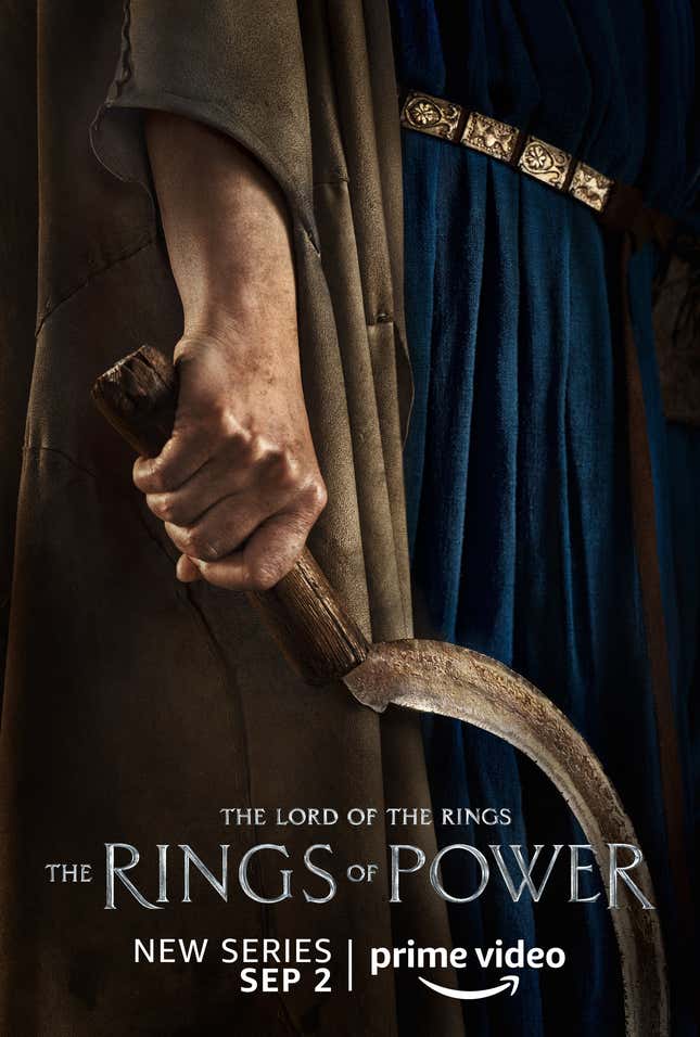 Image for article titled Give Lord of the Rings: The Rings of Power&#39;s Character Posters a Hand