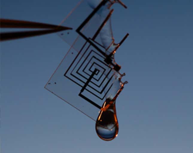 The dissolving VAPR electronics.