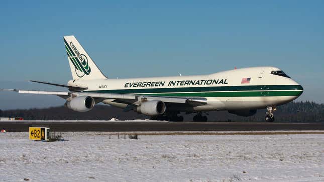 El 747-200 de Evergreen International